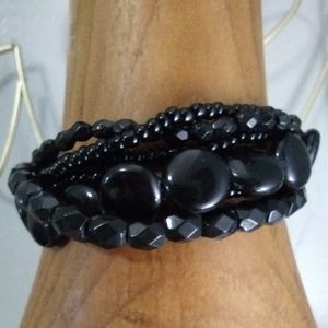 Ladies multi stand bracelet